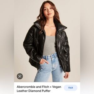 Black Abercrombie Puffer